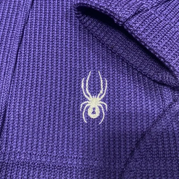 Spyder zip front long sleeve, women’s purple jacket, size small - Picture 2 of 13